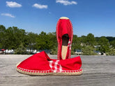 Les espadrilles Krama Rouge